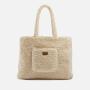 2023 Custom Logo Korean Style Handbags Fashionable Shoulder Bags Furry Winter Casual Tote Bags For Women