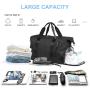 LOVEVOOK 2022 Women Travel Weekender Overnight Bag Lightweight Carry On Bag Sports Gym  Duffle travel Bags with Shoe Compartment