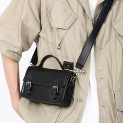 ZR499 Men Bag New Leather Briefcase Handbag Postman Single Shoulder Crossbody Bag PU Business Youth Vertical Boy Shoulder Bag