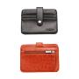 CUIKCA Women Men Wallet Unisex Leather Slim Wallet Zipper Hasp Wallet Coin Purse ID Credit Card Holder Card Cases