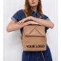 Custom Stylish Ladies Vegan Leather Backpacks Large Capacity Laptop Durable Designer Casual Womens Backpacks