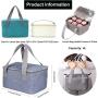 Gelory Custom 6 Cans Small Cooler Bag Square Insulated Lunch Box Reusable Leakproof Thermal Lunch Tote Bag for Men Women
