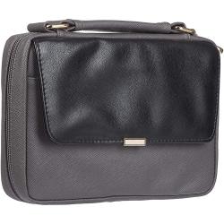 Grey Color Custom Portable Waterproof Book Carry Tote Bag Holy Bible Case Covers With Zipper