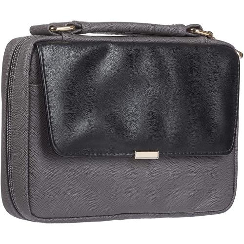 Grey Color Custom Portable Waterproof Book Carry Tote Bag Holy Bible Case Covers With Zipper