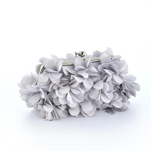 Popular Floral Cosmetic Bag Fashion Women Shoulder Evening Bags Luxury Party Clutches