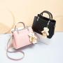 XL124 Imported Crossbody Bag For Women Shoulder Bag Luxury PU Leather Handbag With Bear Pendant Ladies Tote Bag
