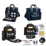 Custom 4 Person Family Outdoor Camping Bag Cooler Compartment with Detachable Bottle Wine Holder Picnic Set BBQ Tote Bag