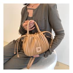 Bolso Plisado Women Fashion  Pleated Handbag Wholesale Women Handbags Drawstring Designer Shoulder Bags Quality Handbag