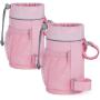2 Pack Water Bottle Cup Holder Bike Water Bottle Holder for Bike Stroller Scooter Wheelchair