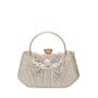 New arrival diamond inlaid banquet evening dress bag champagne hand bags chain crossbody bowknot evening bag 2024 handbags