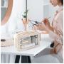 KBW732 Makeup Bag for Women Clear Cosmetic Bags Travel Toiletry Organizer Cute Makeup Case Bag Accessories with Clear Window