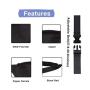 Gelory Fanny Pack Waterproof Chest Handbag Hip Purse Outdoor Hiking Biking Running Canvas Waist Bag with Adjustable Strap