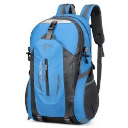 HR088 Unisex New Outdoor Sports Hiking Backpack Nylon Leisure Letters Waterproof Travel Bag Cycling Soft Mountaineering Backpack