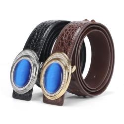 Cinturon De Cuero Custom Hot Luxury Brand Designer Man Belt Fashion Genuine Crocodile Leather Belts For Men High Quality Low MOQ