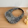 New design luxury fashion Sequin Bag u-shaped versatile ladies Handbag party shoulder bag for girls