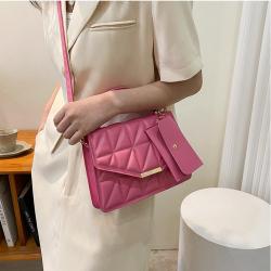 Indentation Grid Custom Designer Handbag High Quality Ladies Handbags Women Bag Pu Leather Fashion Lady Bag JY1012