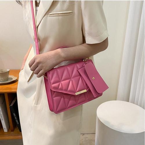 Indentation Grid Custom Designer Handbag High Quality Ladies Handbags Women Bag Pu Leather Fashion Lady Bag JY1012