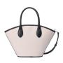 Manufacture Vietnam Wholesale Handbag Luxury Women's Tote Bag  Fashionable Cotton  Canvas With Pu Leather Bucket Bags For Ladies
