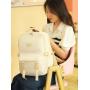 ZF106 Custom Logo New Fashion Backpack Female Daily Student Schoolbag Nylon Waterproof Breathable Load Reduction Shoulder Bag