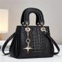 2024 Newest Custom Ladies Fashion The Shoulder Bag PU Leather Large Capacity Women's Tote Handbags With Zipper