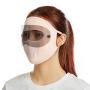 DC020 Summer Breathable Ice Silk Sunscreen Mask Lady Neck Protection Hanging Ear Sunscreen Face Mask Outdoor Sports Mask