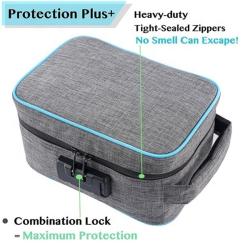 stash box for hot sale smell smelly odor proof carbon fiber linine luggage bag case