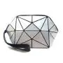 LOVEVOOK Fashion geometric small wallet PU material geometric luminous hand bag purse