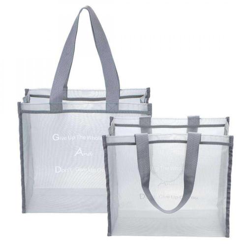 Gelory 2024 Large Reusable Mesh Grocery Beach Bags Heavy Duty Washable Large Grocery Shopping Bags Foldable Travel Gym