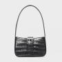 Wholesale Luxury Fashionable Genuin Leather Crocodile Embossed Print Pattern Lady Ladies Shoulder Underarm Bags Handbag