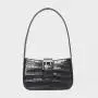 Wholesale Luxury Fashionable Genuin Leather Crocodile Embossed Print Pattern Lady Ladies Shoulder Underarm Bags Handbag