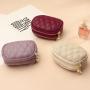 OEM/ODM De Marca Mujer Summer Fashion Girls Kids Mini Leather Coin Wallet Purses With Zipper Closure Keychain Ladies