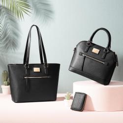 LOVEVOOK 2021 spring summer New Fashion pu leather Lady tote Handbag 3pcs bag set women's shoulder purse handbags