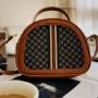 2024 Hot Selling Women's Handbag Wholesale Pu Leather Print Solid Color Shoulder Bags for Women Zipper Closure Ladies Purses
