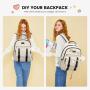 LOVEVOOK New style Fashion custom Cute 15.6 in Large Capacity carry on School Bags with laptop compartment Waterproof book bags