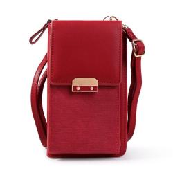 KBW593 New Hot Women Bags Cell Phone Bags PU Ladies Shoulder Crossbody Card Bag Lock Travel Wallets