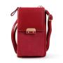 KBW593 New Hot Women Bags Cell Phone Bags PU Ladies Shoulder Crossbody Card Bag Lock Travel Wallets