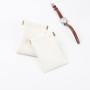 Custom Emboss Logo Magnet Small Pu Leather Gift Jewelry Earphone Data Line Storage Bag Pouch