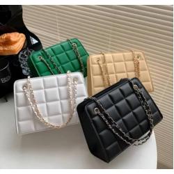 Luxury Handbags for Women Famous Brands Retro Embossed Lattice Chain Tote Bag Women's One Shoulder Crossbody Bag