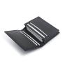 ZR114 Men's Leather Business Card Bag Lychee Pattern Top Layer Cow Leather Business Card Holder Stamped LOGO