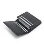ZR114 Men's Leather Business Card Bag Lychee Pattern Top Layer Cow Leather Business Card Holder Stamped LOGO