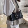 ZWY216 2024 New Simple Casual Ladies Crossbody Bag Denim Fashion Work Travel Satchel Bag Wholesale Hot Sale Chain Shoulder Bag