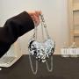 Acrylic Love Fashion Versatile Banquet Bag
