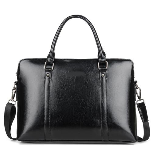 New Business Handbag Computer Bag PU Waterproof and Shockproof Large Capacity Briefcase Laptop Bag With Favorable Discount