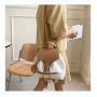 New Korean Versatile Women's Shoulder Bag China Wholesale PU Ladies Shoulder Bag Serpentine Schoolbag With Smile Face