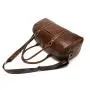 Factory Outlets Genuine Leather Travel Bag for Men Fashionable Retro Luggage Bags