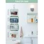 LOVEVOOK Waterproof Travel PVC Cosmetic Bags Portable Hanging Hook Bath Wash Pouch Women Toiletry Organizer Storage Makeup Bag