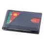 New design leather wallet bifold money clip rfid slim wallet with money clips for men