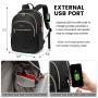 LOVEVOOK Water Resistant College School Student Bookbag Anti Theft Work Daypack 15.6 Inch Travel Laptop Backpacks for Women Men