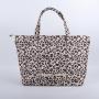 China Bag Vendor Low MOQ Customized Printing Shopping Bags Waterproof Nylon Large Women Tote Bag With Pocket For Trolley