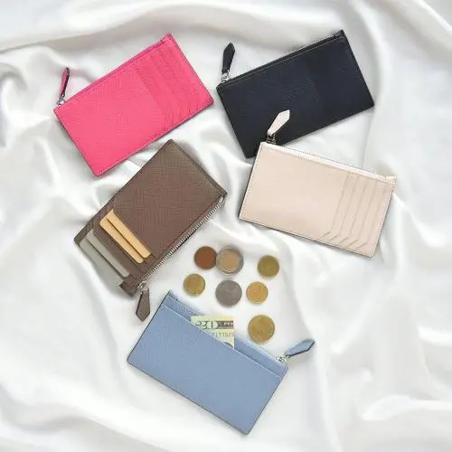 Fashion Card Holder Custom Quality Pu Leather Credit Card Holder Coin Purse